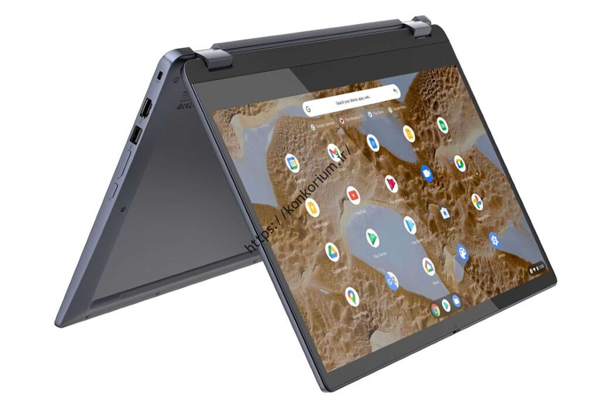 Lenovo IdeaPad Flex 5i Chromebook در حالت تاشو