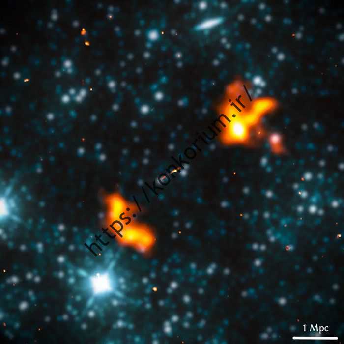 تصویر مادون قرمز از کهکشان رادیویی Alsoneus