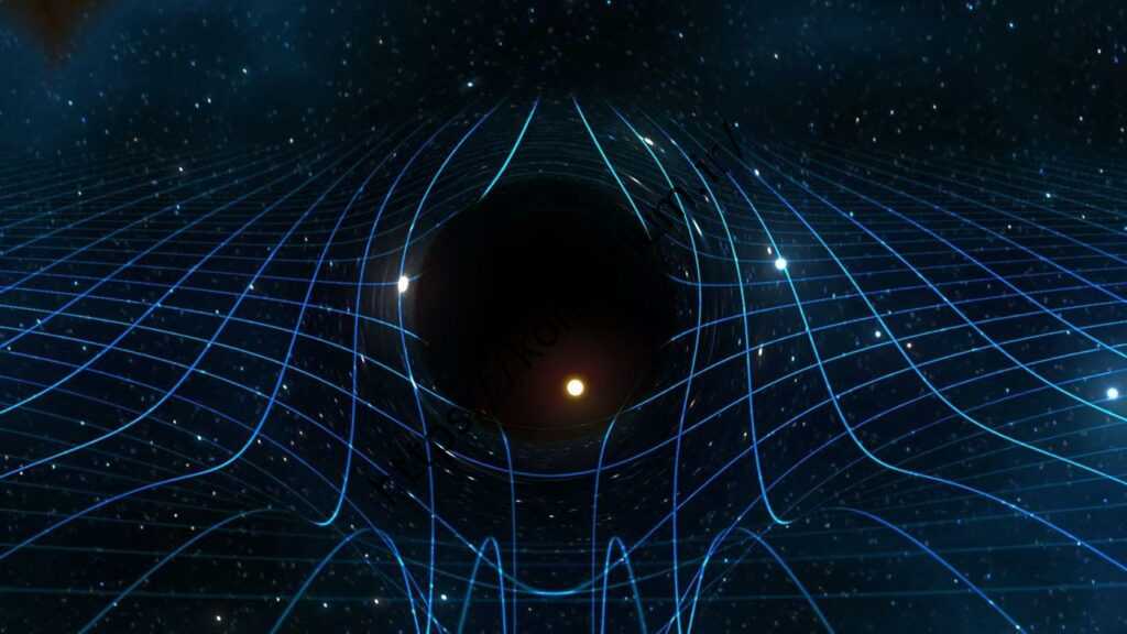 تاب برداشتن پارچه فضا-زمان توسط سیاهچاله